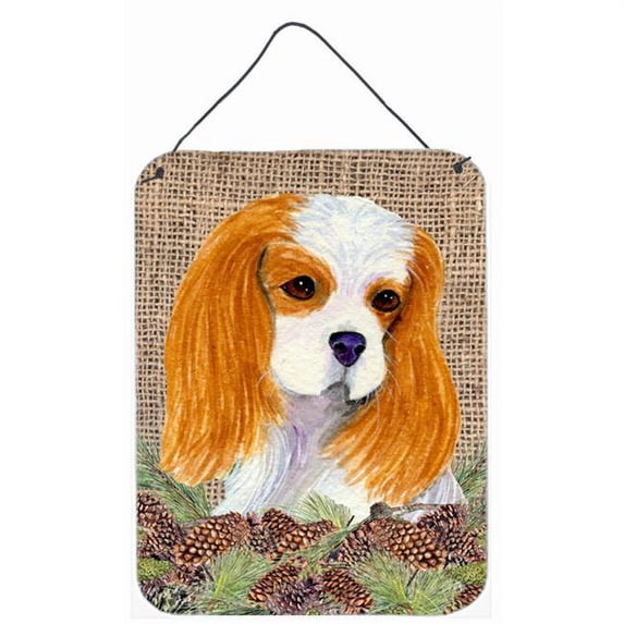 Cavalier Spaniel Aluminium Metal Wall Or Door Hanging Prints