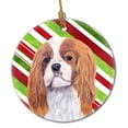 thumbnail image 1 of Carolines Treasures SC9354-CO1 Cavalier Spaniel Candy Cane Holiday Christmas Ceramic Ornament, Multicolor, 1 of 3
