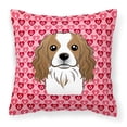 thumbnail image 1 of Cavalier Spaniel Fabric Decorative Pillow, 1 of 2