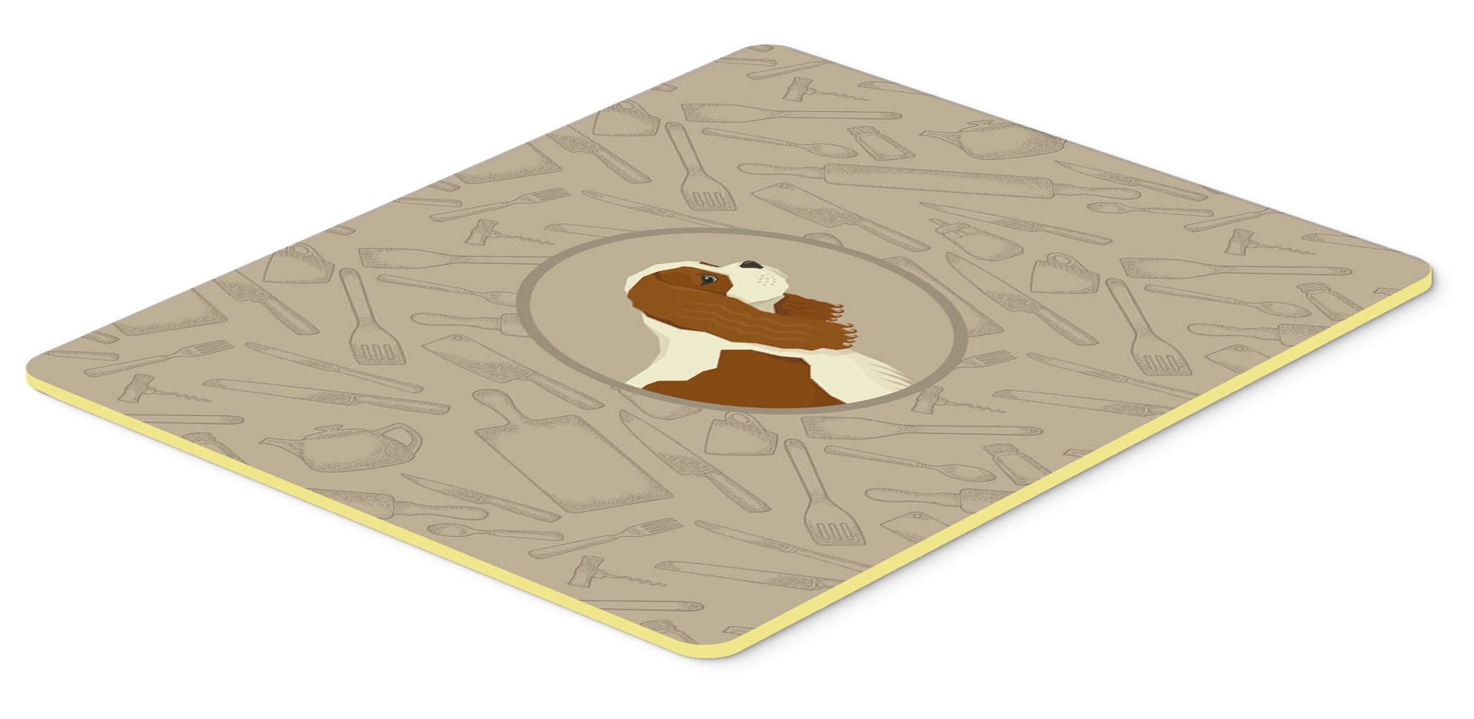 Cavalier Spaniel In the Kitchen Kitchen or Bath Mat 24x36