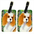 thumbnail image 1 of Cavalier Spaniel Luggage Tag - Pair 2, 4 x 2.75 In., 1 of 1