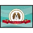 thumbnail image 1 of Cavalier Spaniel Merry Christmas Indoor & Outdoor Mat- 18 x 27 in., 1 of 1