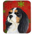 thumbnail image 1 of Cavalier Spaniel Red Green Snowflakes Christmas Mouse Pad, Hot Pad Or Trivet - 7.75 x 9.25 In., 1 of 1