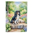 thumbnail image 1 of Cavalier Spaniel Spring Path Garden Flag 11.25 in x 15.5 in, 1 of 5