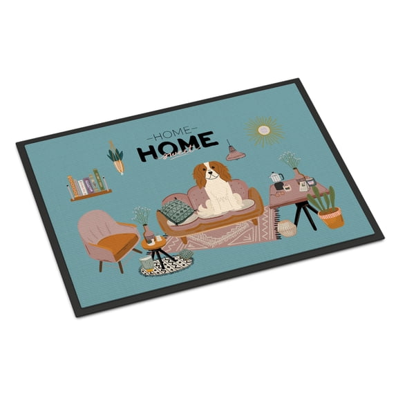 Cavalier Spaniel Sweet Home Door Mat