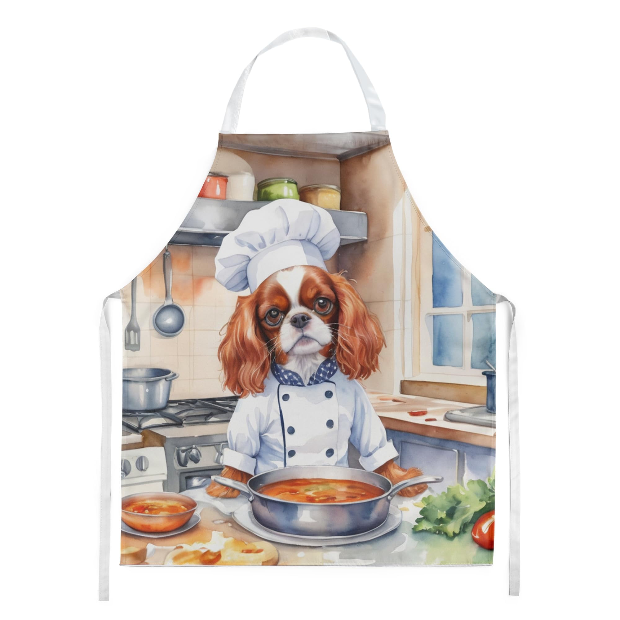 Cavalier Spaniel The Chef Apron 27 in x 30 in