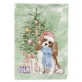 thumbnail image 1 of Cavalier Spaniel Tricolor Blenheim Christmas Presents and Tree Flag Canvas House Size, 1 of 4