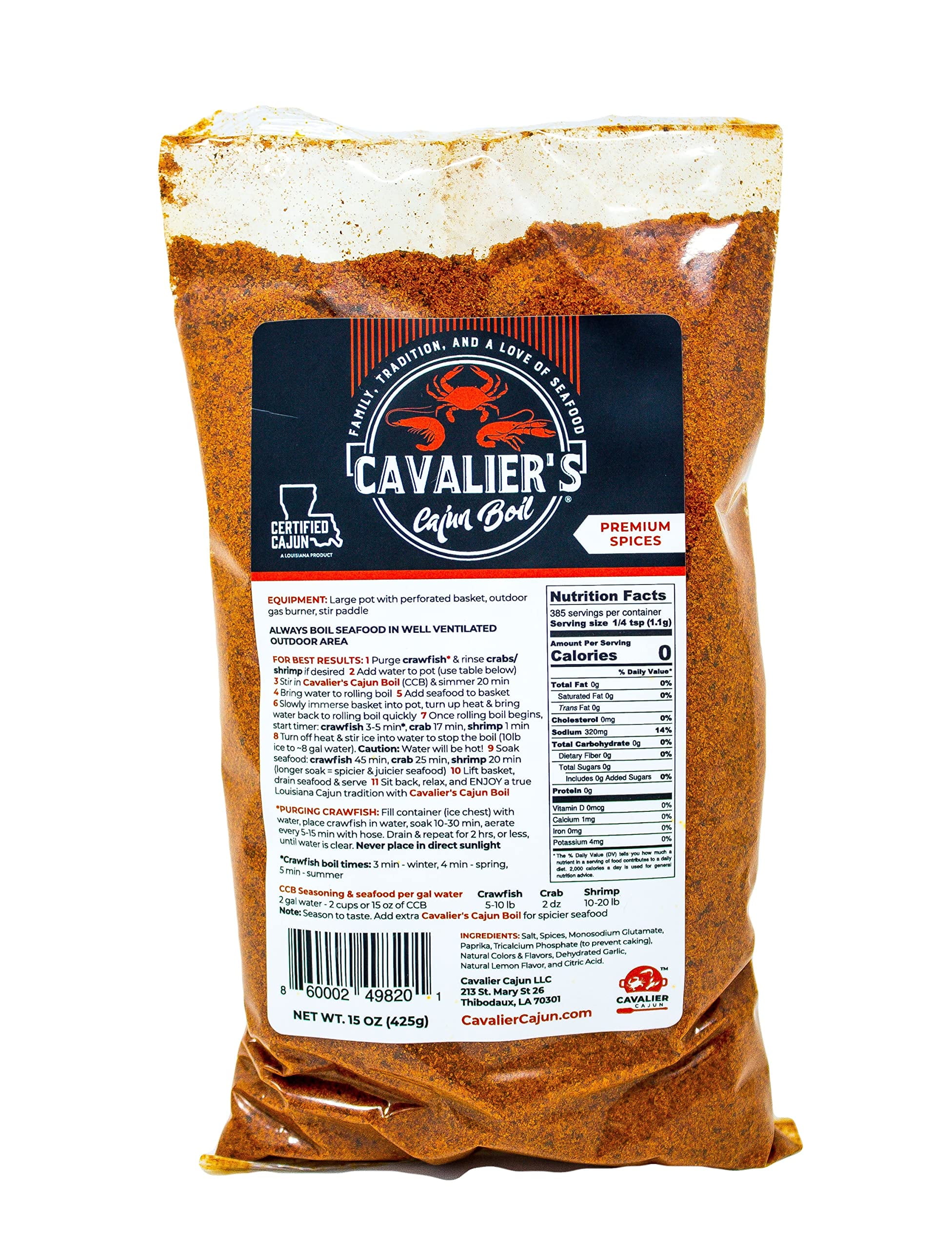 Cavalier's Cajun Boil (Granule, OIF8 15OZ)