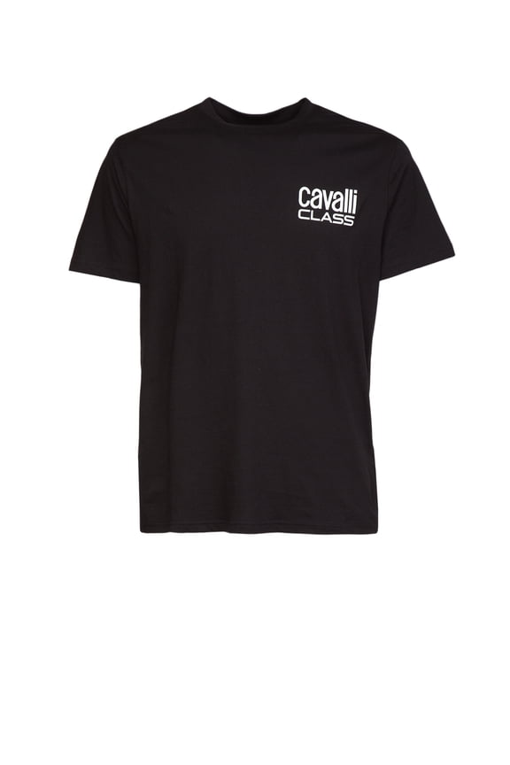 Black Cotton Men T-Shirt