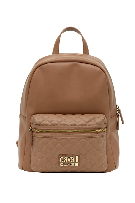 Cavalli Class LIVORNO Camel Medium Fashion Backpack for womens