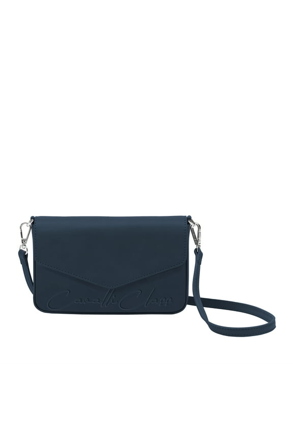 Cavalli Class MESSINA Navy Small Envelope Crossbody bag for womens