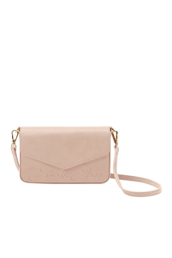 Cavalli Class MESSINA Powder Pink Small Envelope  Crossbody bag for womens