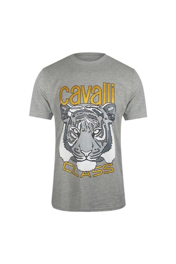 Mens Tiger Print Logo T-Shirt
