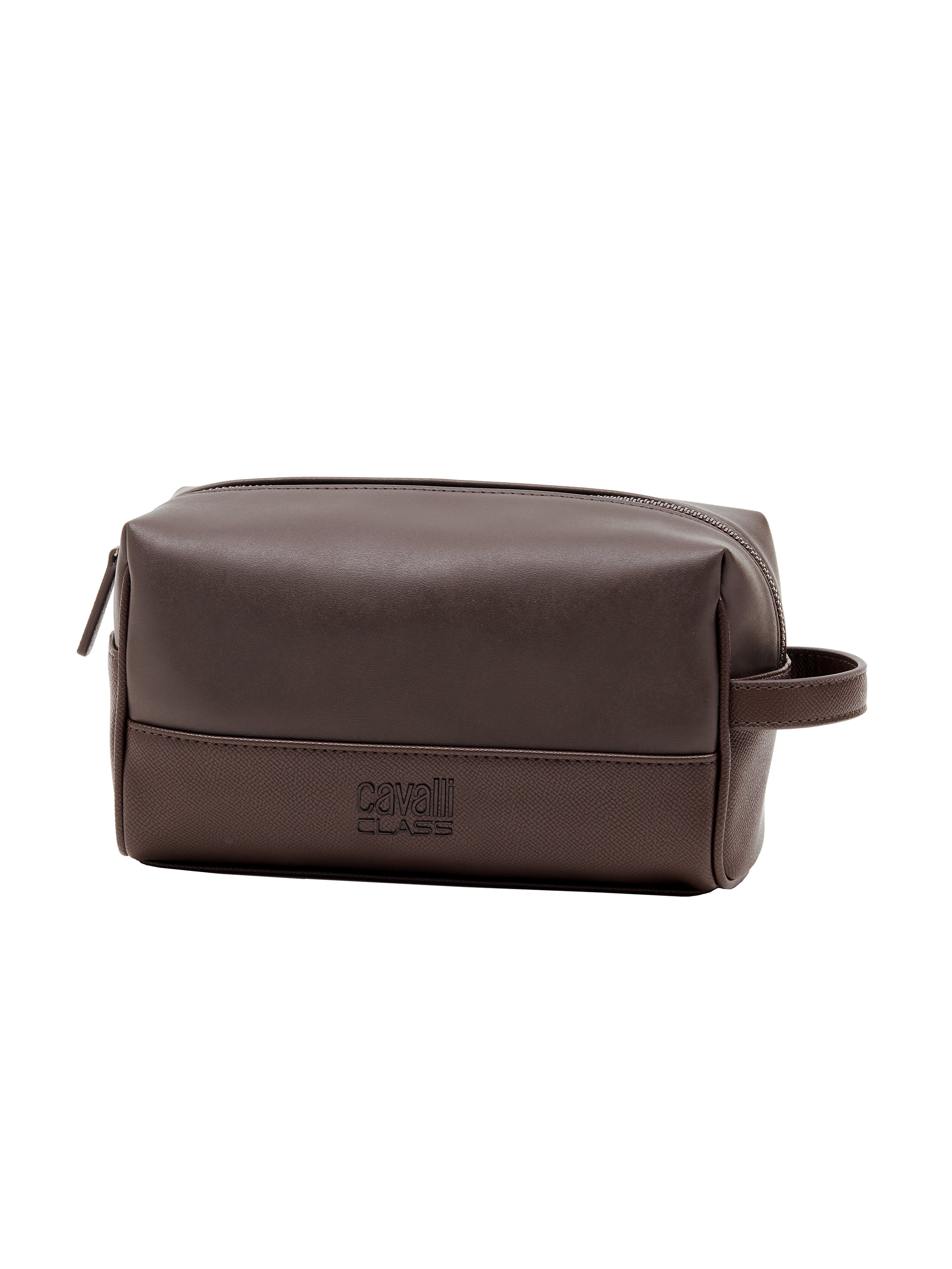 ROBERTO CAVALLI Cavalli Class UDINE Dark Brown Medium Pouch Travel Bag for womens