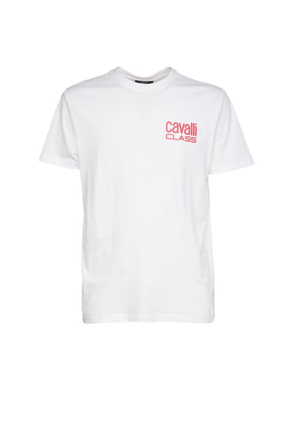 White Cotton Men T-Shirt