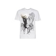 thumbnail image 1 of Cavalli Class White Tiger Leopard Motif Fashion T-Shirt-XL for mens, 1 of 5