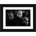 thumbnail image 1 of Cavalli, Giovanni 24x17 Black Ornate Wood Framed with Double Matting Museum Art Print Titled - Monks In Mandalay, 1 of 4