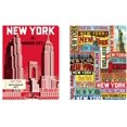 thumbnail image 1 of Cavallini 4 by 5-1/2-Inch Notebook Set, NYC, 96 Pages, 1 of 1