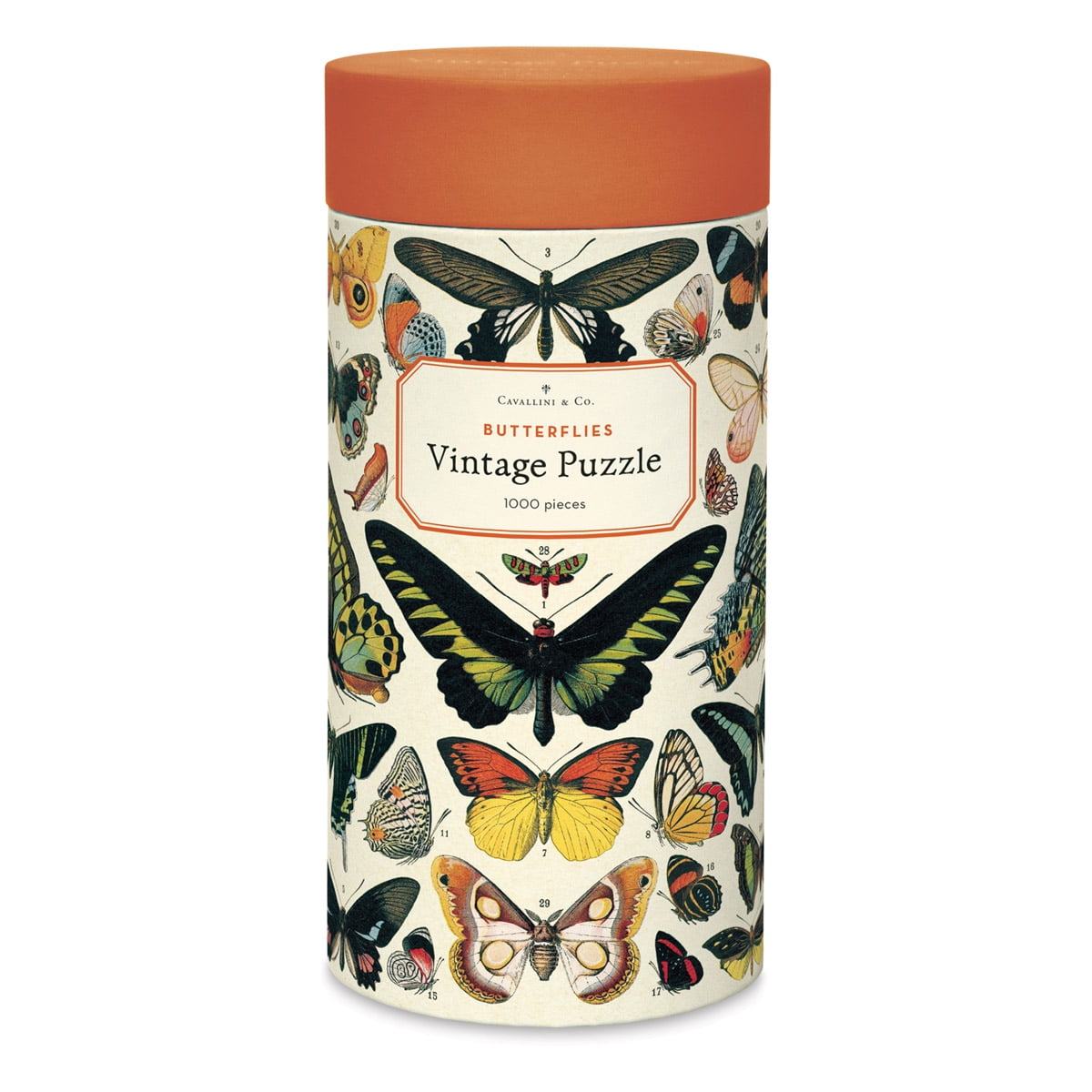 Cavallini Vintage Butterflies 1,000 Piece Puzzle