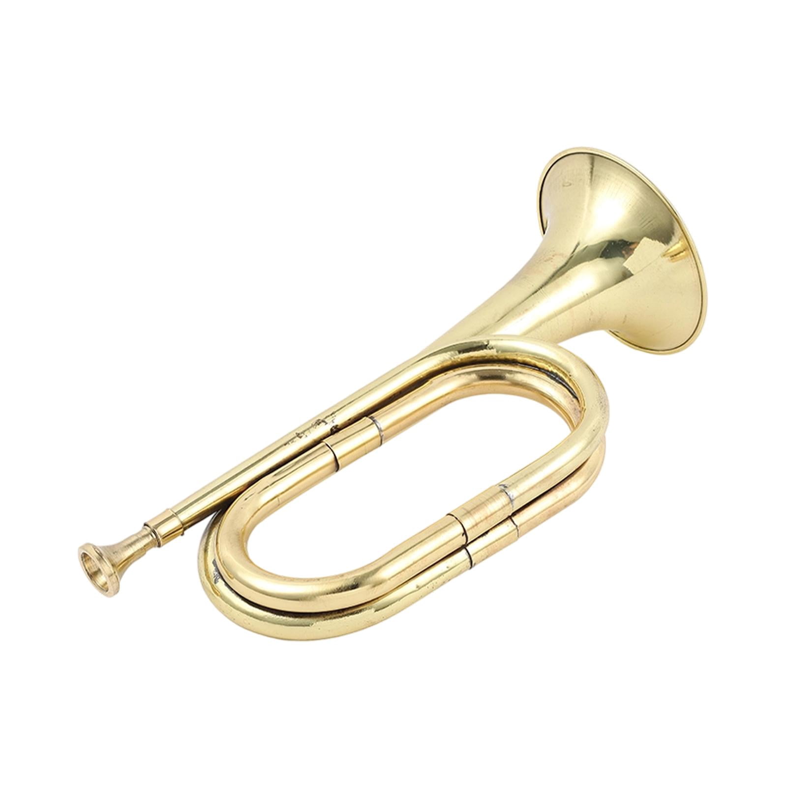 Cavalry Trumpet Copper Bugle Horn Brass Construction Great Sound for Orchestra Festival Beginner Children