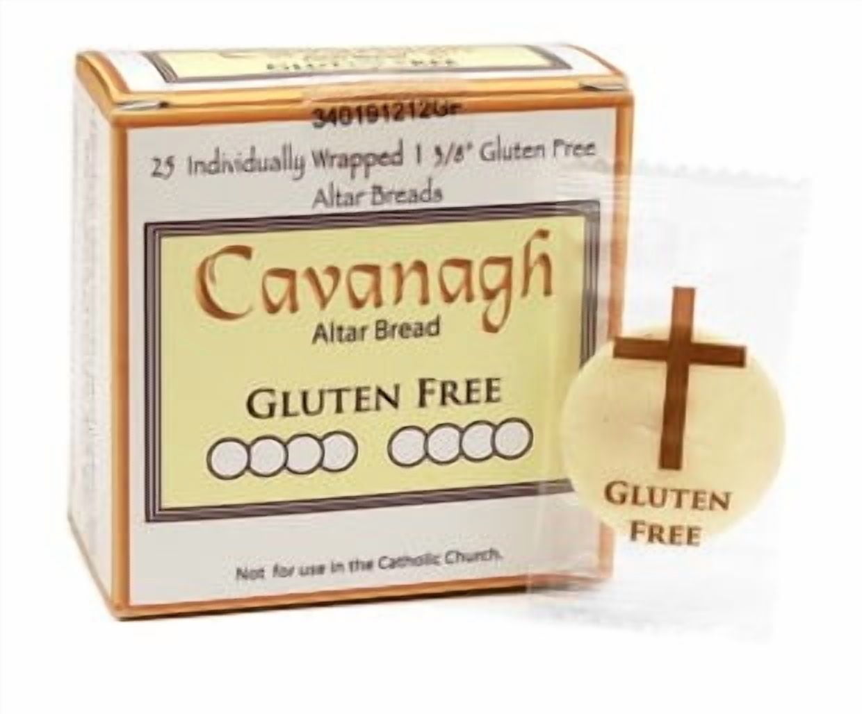 Gluten Free Communion Bread, Box Of 25 Wafers (1 3/8")