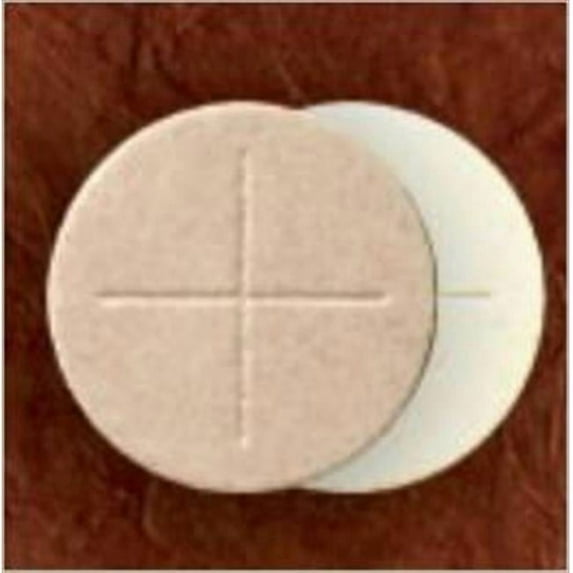 Box Of 50 Whole Wheat Wafers, 2 3/4"