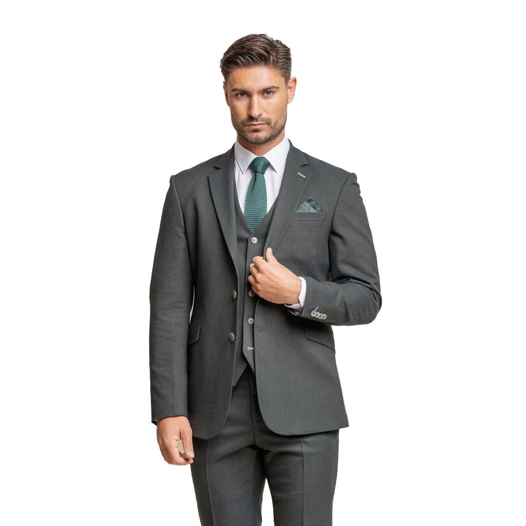 Men's Dark Olive Cheap Priced Designer Fashion Dress Casual Blazer For Men On Sale 2 Button Blazer main image 1