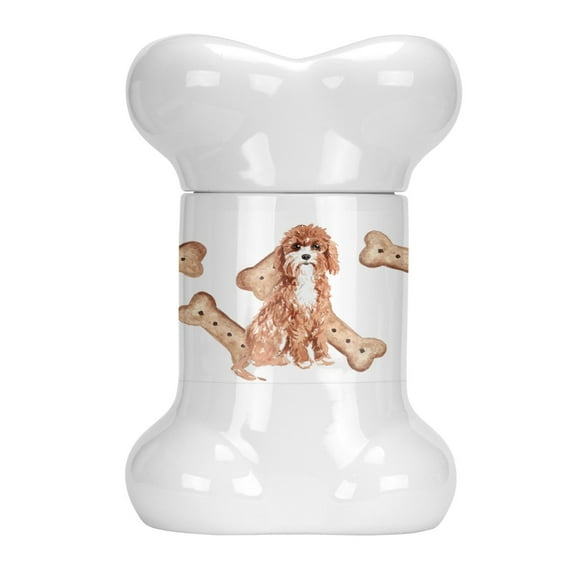 Cavapoo Bone Shaped Treat Jar
