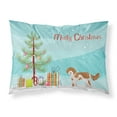thumbnail image 1 of Cavapoo Christmas Tree Fabric Standard Pillowcase, 1 of 4