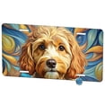 thumbnail image 1 of Cavapoo Dog Art Nouveau Metal Novelty License Plate, 1 of 7