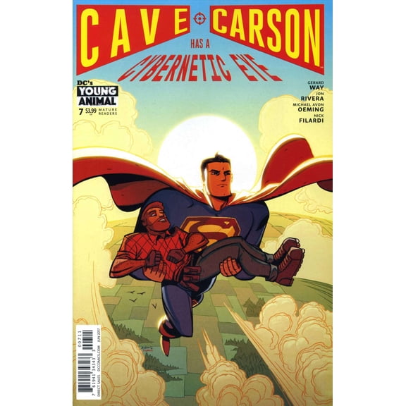 Cave Carson Has a Cybernetic Eye #7 VF ; DC Comic Book