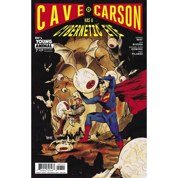 Cave Carson Has a Cybernetic Eye #7A VF ; DC Comic Book