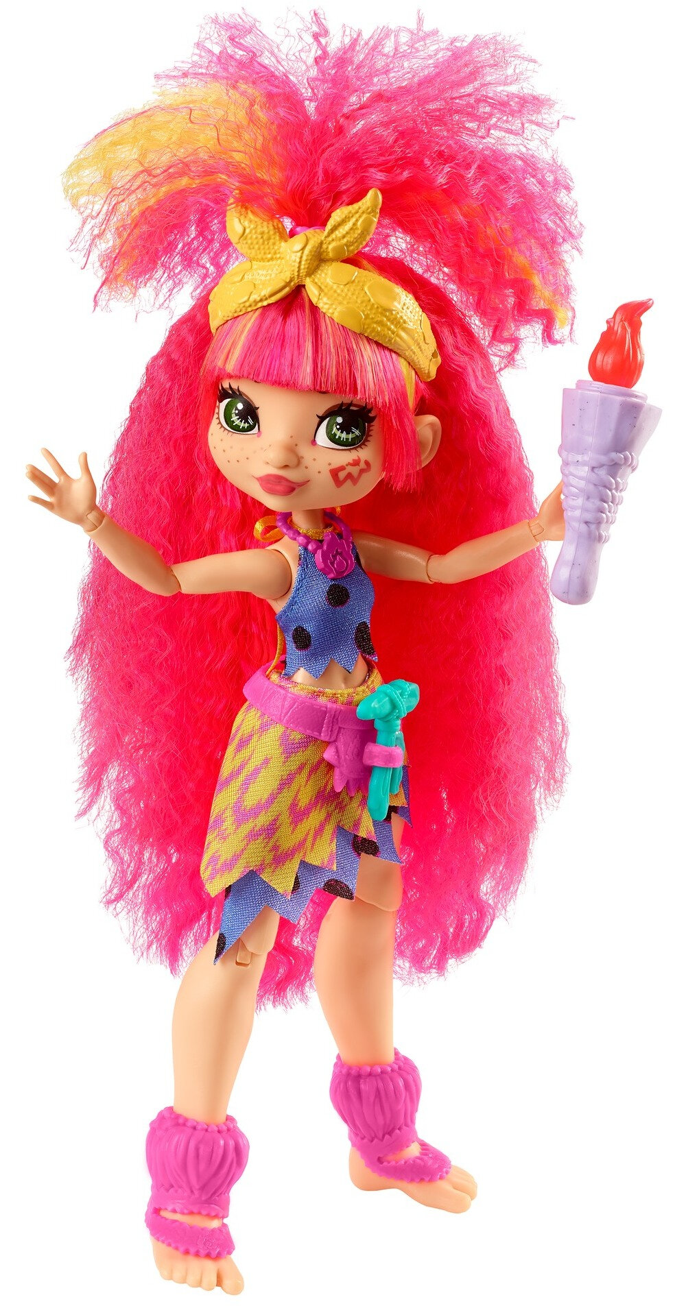 Cave Club Emberly Doll (8 - 10-Inch) Prehistoric Fashion Doll with Dinosaur Pet - image 1 of 7