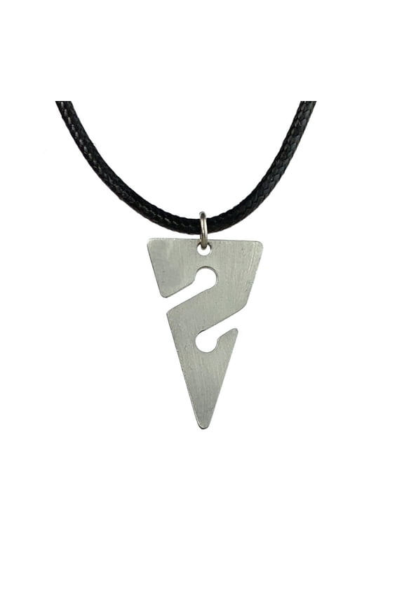 Cave Diving Pewter Pendant Necklace- Line Arrow Charm | Cave Diver Line Marker For Men and Women | Gifts For Divers