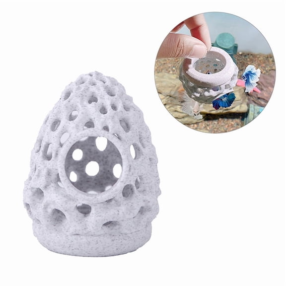 Cave For Fish Tank,Aquarium Cave Betta Fish Tank Accessories, Aesthetic Betta House Safe Habitat