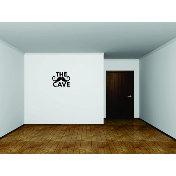 The Cave Humorous Amusing Comic Witty Entertaining Whimsical Holiday Gift Decorating Ideas Girl Boy Bedroom Wall Decal Sticker - Size: 18 Inch x 18 Inch