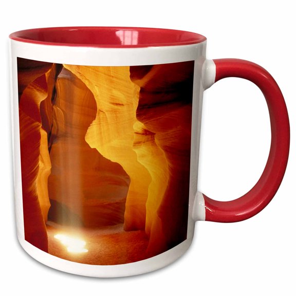 3drose, Cave in Arizona, 11oz Two-tone Red Mug