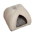 thumbnail image 1 of Cave Pet Bed Dog Tent Washable Nonslip Bottom Cat Warm House Cushion Blanket for Gray L, 1 of 8