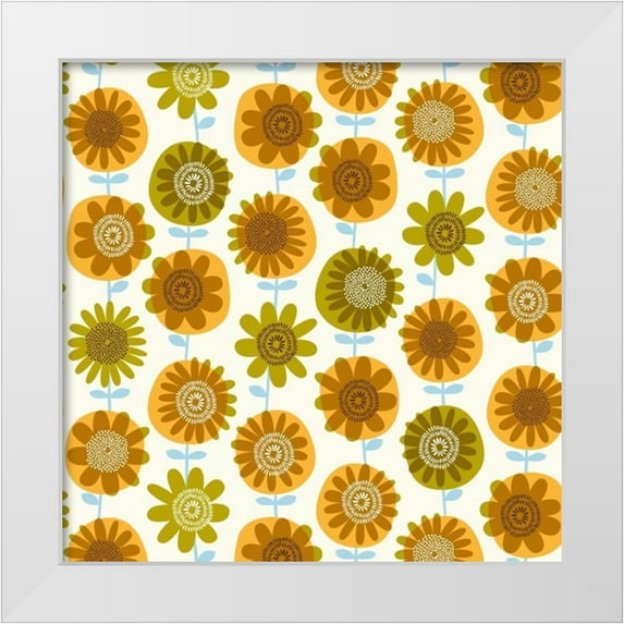 Cave, Rachel 26x26 White Modern Wood Framed Museum Art Print Titled - Atomic Art 4