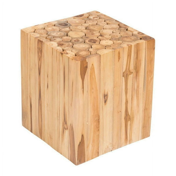 Cave Table Stool - Teak Wood