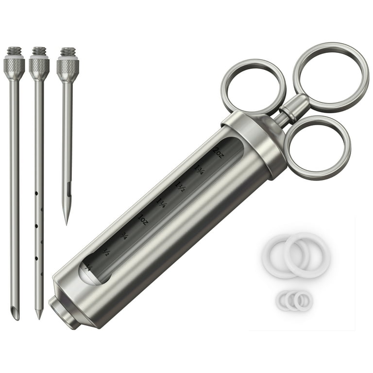 Food Injection Syringe Smoking Meat Marinade Injector Beef BBQ Grill Accessories Food Injection Syringe Smoking Meat Marinade Injector Beef BBQ Grill Accessories