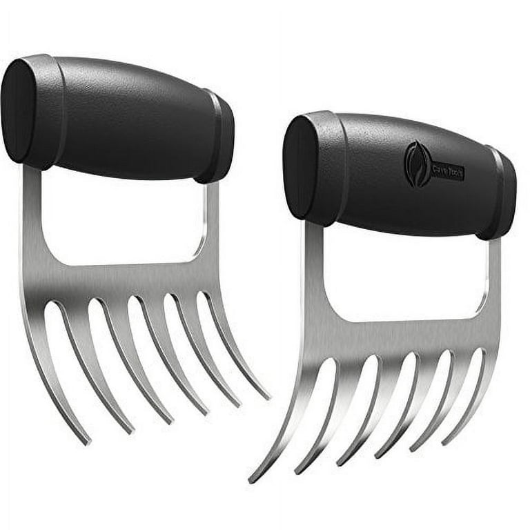 Cave Tools Metal Meat Claws for Shredding Pulled Pork, Chicken, Turkey, and Beef- Handling & Carving Food - Barbecue Grill Accessories for Smoker, or