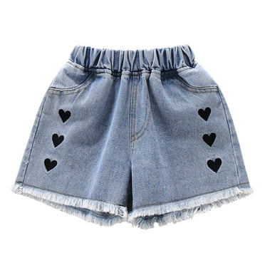 Back to School Savings! BXSRUTA Toddler Shorts Big Girls Summer Thin ...