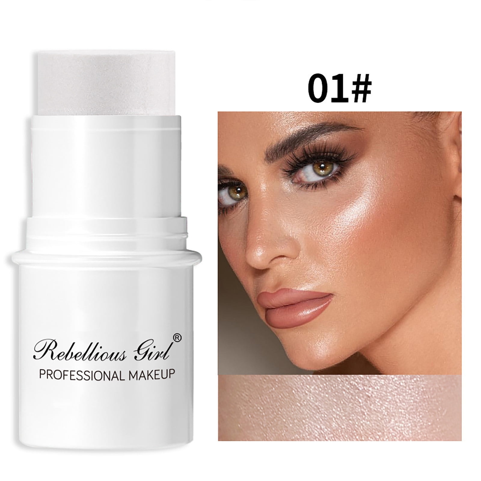 Caveitl Blush for Cheeks,Multifunction Makeup Stick Natural