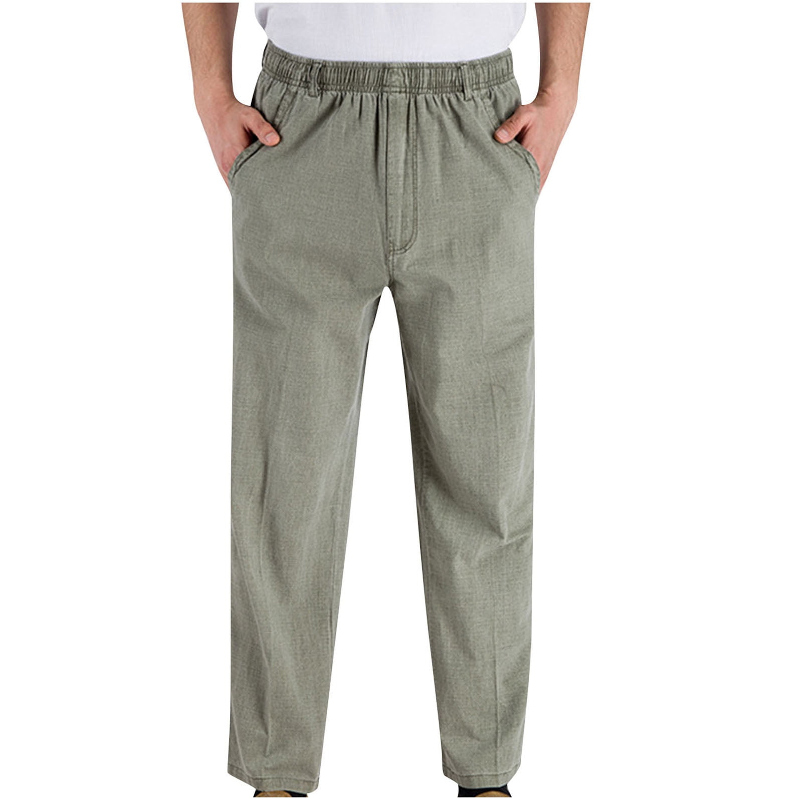 Caveitl Lightweight Pants for Men,Men's Lightweight Casual Long Pants ...