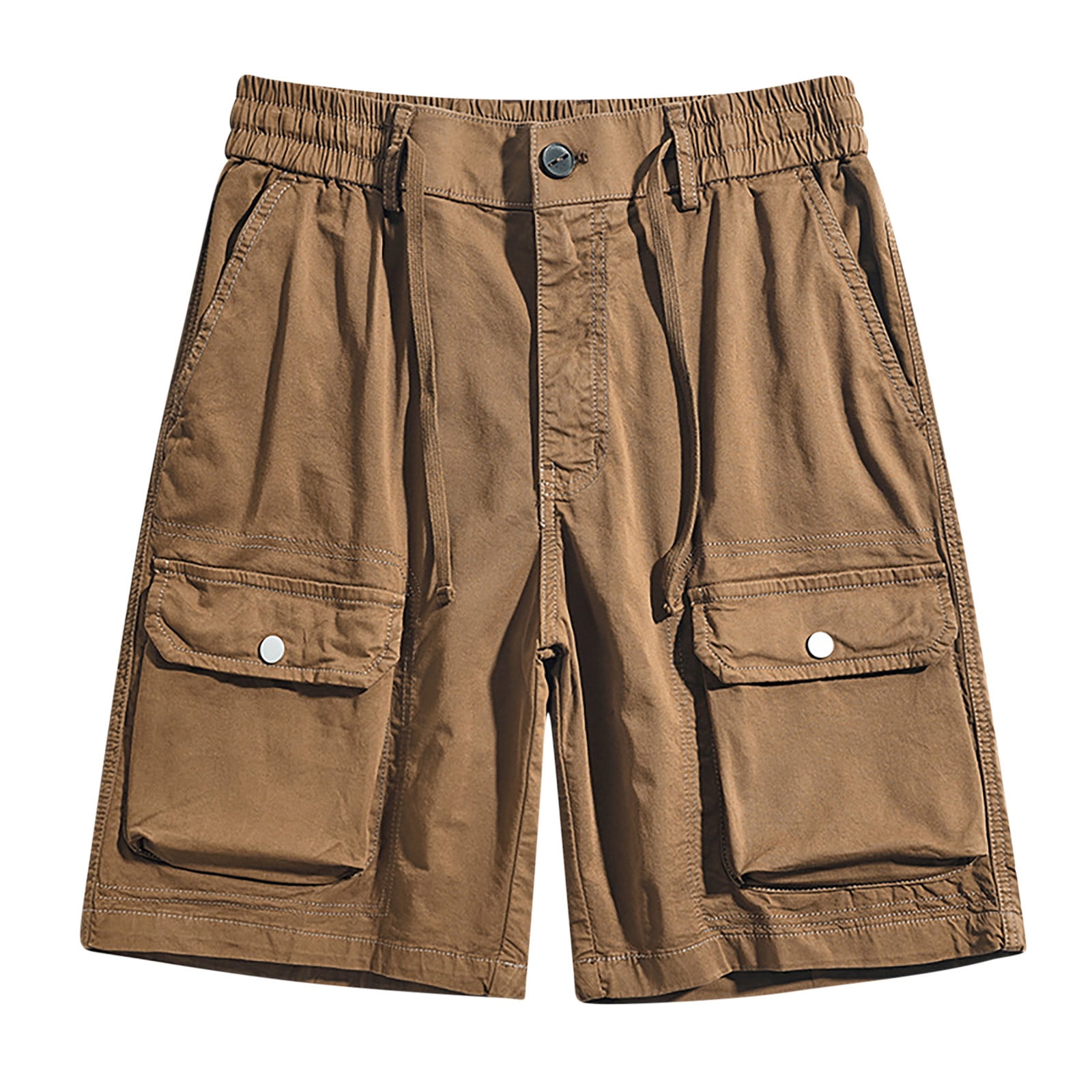Caveitl Mens Big And Tall Shorts,Men's Plus Size Cargo Shorts Multi