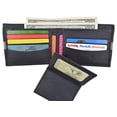 thumbnail image 1 of Cavelio Bifold Removable Card ID Holder Men's Premium Leather Wallet, 1 of 19