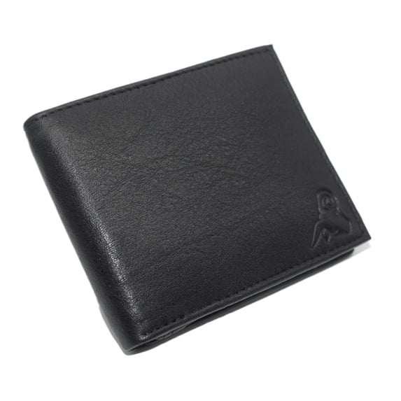 Cavelio Mens RFID Blocking Bifold Wallet Soft Genuine Leather Secure and Durable Billfold with Gift Box for Men Black