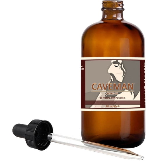 Caveman Beard Oil, Leave in Conditioner 2oz bottle, Scent: Sensitive