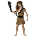 thumbnail image 1 of Caveman Costume Adult Brown Women X Large Male Fancy Dress Party Book Week Halloween, 1 of 2